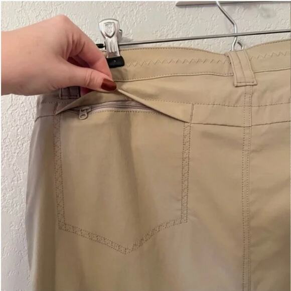Eddie Bauer Adventurer Skort in Khaki - Picture 6 of 10